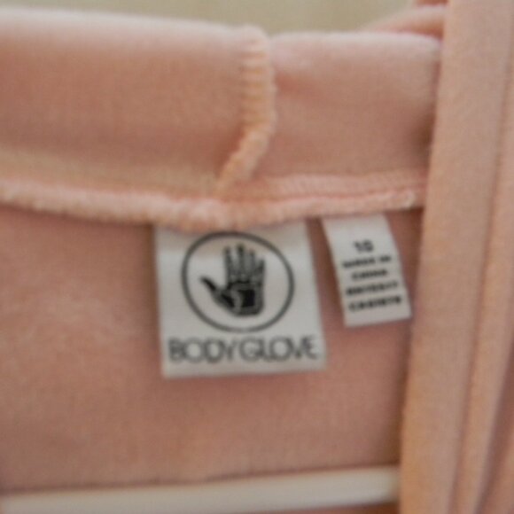 Body Glove Girls Pink Hoodie Sz 10  Front Pockets - Picture 4 of 4